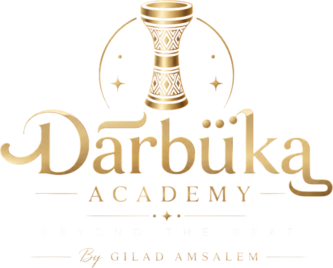 לוגו Darbuka Academy — לימודי דרבוקה עם גלעד אמסלם